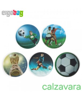 Set di Kletties per il tuo Zaino Ergobag 5 Pezzi - Calcio (Cod. ERG-KLE-003-017)