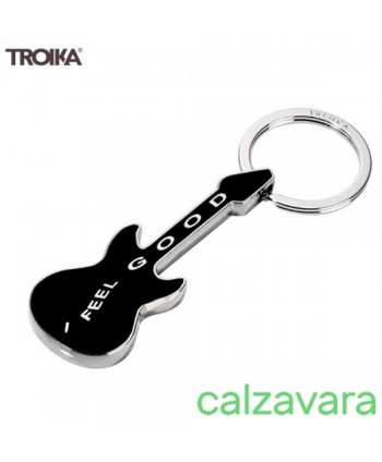 Portachiave Troika - Chitarra Elettrica I Feel Good (Cod. KR9-02/BK)