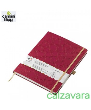 Notebook Appeel Collection cm 13x21 Pagine 192 Righe - Royal Full Red Delicius (Cod. M39YL-M45)
