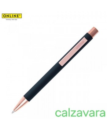 Sfera ONLINE Soft Metal Ballpoint Pen - Nero Rame (Cod. 21732/3D)