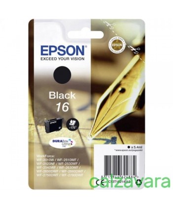 EPSON T16 5,4ml PENNA NERO ORIGINALE (Cod. EPST16214012)
