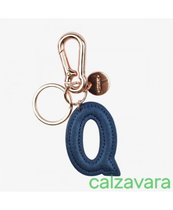 Portachiavi Con Iniziale - Key Ring My Initial - Q - Blu (Cod. INK0017)