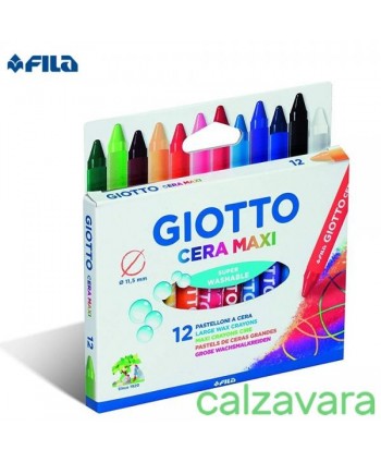 PASTELLI FILA GIOTTO CERA MAXI DA 12 COLORI ART. 291200 (Cod. 291200)