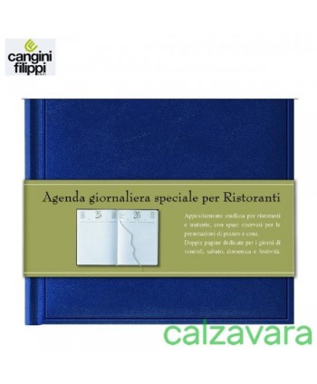 Agenda Giornaliera 2023 - Speciale Ristoranti Colombia cm 21x29,7 - Blue (Cod. 513ZX-B)