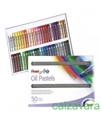 Pastelli PENTEL ad olio - conf.da 50 colori (Cod. 0100526)