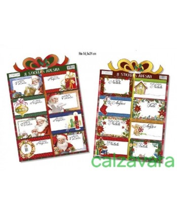 Stickers Chiudipacco Adesivi Babbo Natale Art. 6958 (Cod. 865999)