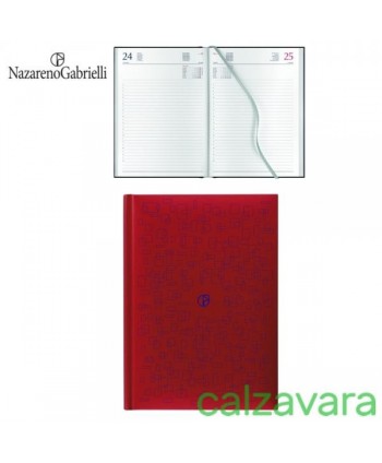 Agenda Giornaliera 2023 - Reflex cm 15x21 Carta Bianca - Colore Rosso (Cod. 2155115)