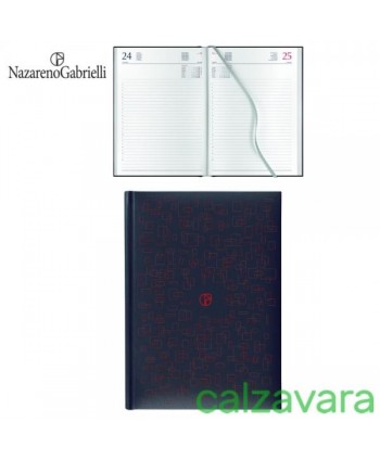 Agenda Giornaliera 2023 - Reflex cm 17x24 Carta Bianca - Colore Blu (Cod. 2170115)