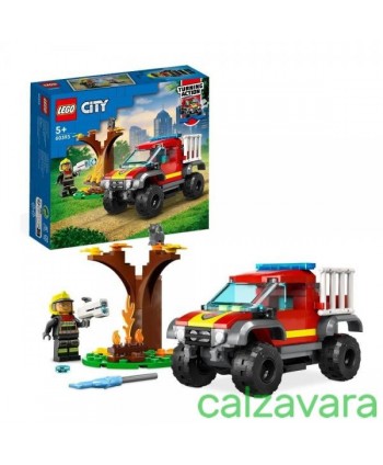 Lego 60393 - City - Soccorso Sul Fuoristrada Dei Pompieri (Cod. L60393)