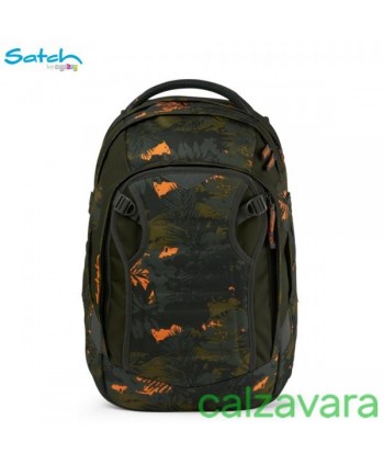 Zaino Scuola Ergonomico Satch Match - Rucksack Backpack 35 Lt - Jurassic Jungle (Cod. 00179-90216-10)