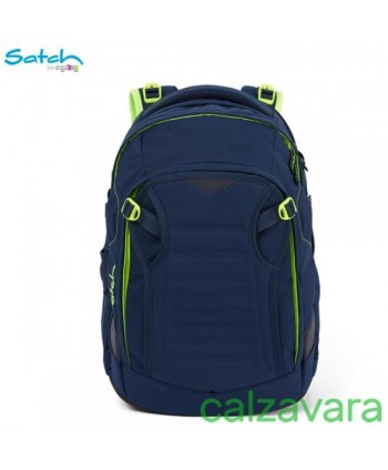 Zaino Scuola Ergonomico Satch Match - Rucksack Backpack 35 Lt - Toxic Yellow (Cod. SAT-MAT-002-122)