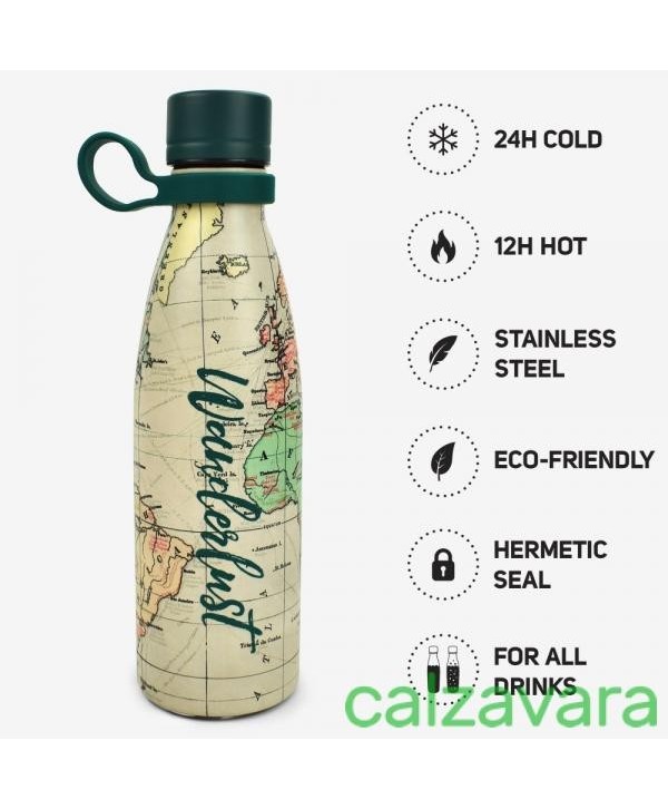 Legami Borraccia Bottiglia Termica 500ml Hot&Cold - Travel (Cod