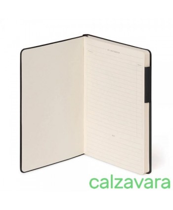 Legami Notebook Taccuino - Medium cm 13x21 - Pagina Bianca - Nero (Cod.  MYNOT0177)