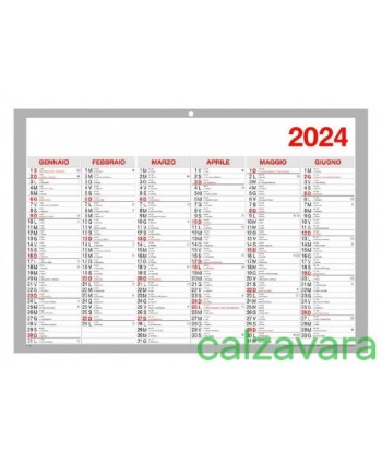 Agenda Cangini Filippi Settimanale Big Seven Wired 2024 con Spirale cm.  19,1x26,5 - Carta Shop