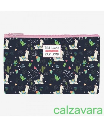 LEGAMI Bustina Zipper Pouch Funky Collection cm 21,5x13,5 - Lama (Cod. POUCH0023)