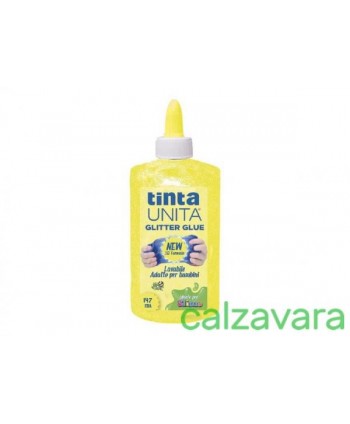Colla Liquida Ideale per Slime ml.147 con Brillantini Giallo Fluo (Cod. 131910)