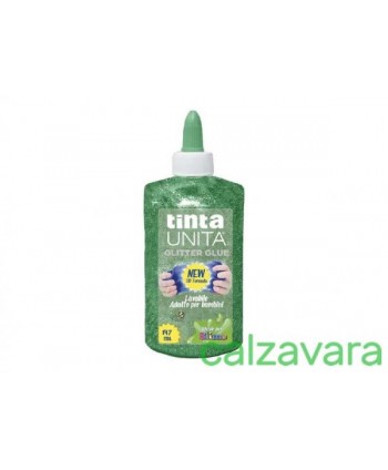 Colla Liquida Ideale per Slime ml.147 con Brillantini Verde (Cod. 131906)