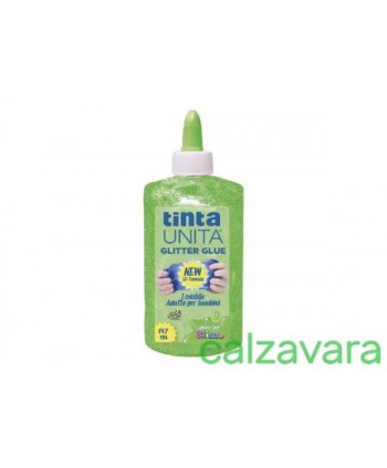 Colla Liquida Ideale per Slime ml.147 con Brillantini Verde Fluo (Cod. 131913)