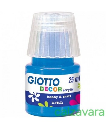 Tempera Giotto Decor Acrilica Effetto Opaco - 25ml - 16 Blu Cobalto (Cod. 538116)