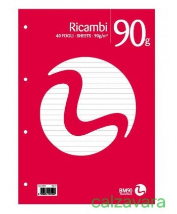 RICAMBIO QUADERNO 15X21...