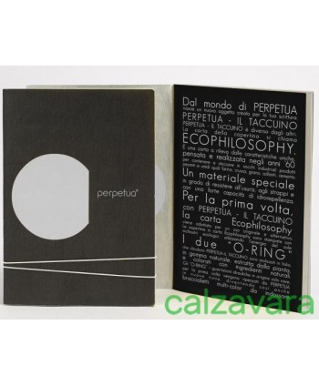 PERPETUA® - Taccuino in Carta ECOPHILOSOPHY - 15x21 - BIANCO (Cod. PPT002BI)