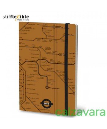 Stifflexible Taccuino Notebook Extra Large 19x25 - 057XL Underground Paris (Cod. 057XL)