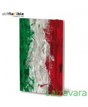 Stifflexible Taccuino Notebook Medium 13x21 - 034M Italian Flag (Cod. 034M)