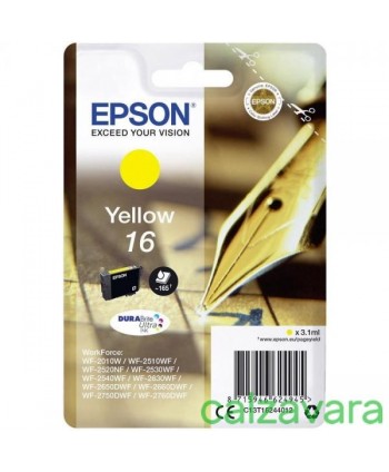 EPSON T16 3,1ml PENNA GIALLO ORIGINALE (Cod. EPST16244012)
